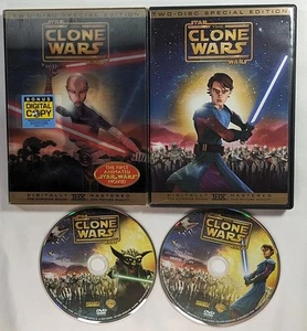 Star Wars: The Clone Wars (Two-Disc Special Edition) DVD Lenticular Sleeve - Imagen 1 de 2
