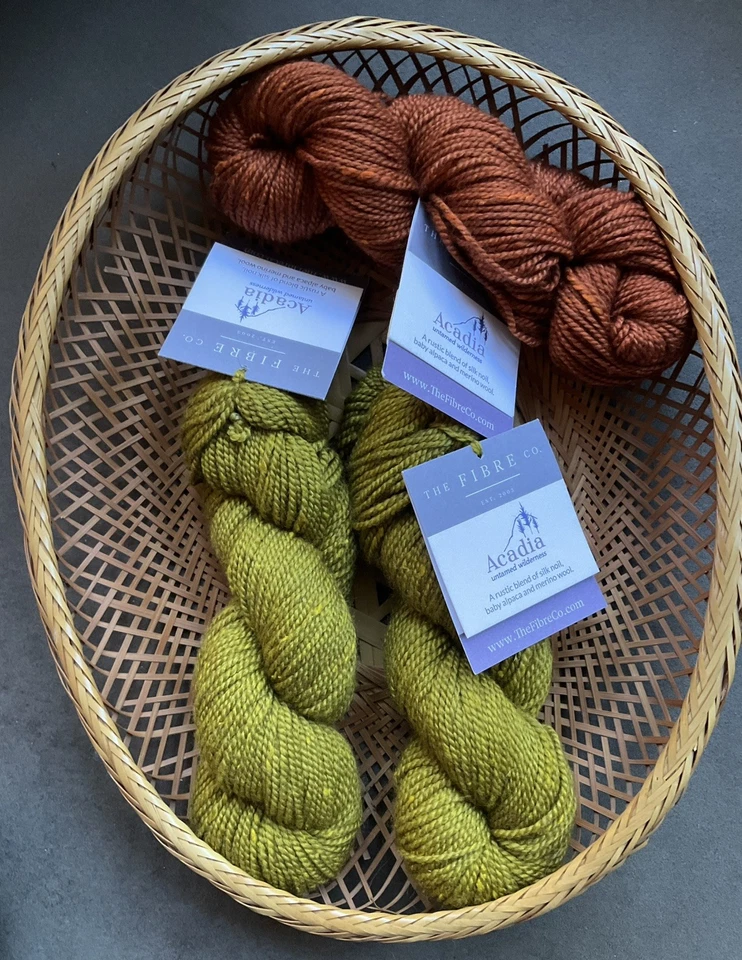 Acadia From The Fibre Company- 2 Yellow Birch & 1 Orange Storm - Image 1 of 1