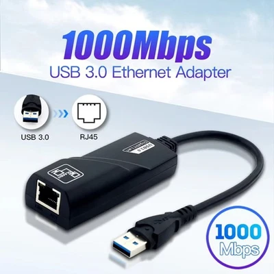 USB Ethernet Adapter 1000Mbps Network Card USB to LAN USB Wifi Adapter - Image 1 of 4