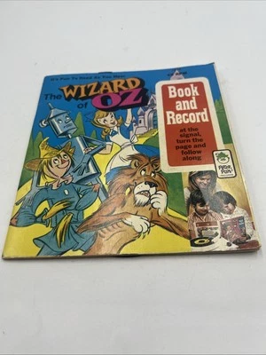 The Wizard Of Oz Book And Record Childs Set By Peter Pan 1944 Rare Vintage - Image 1 of 4