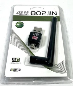 USB 2.0 WIRLESS ANTENNA 802.IIN- 600Mbps - Picture 1 of 2