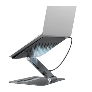 Wavlink UMD07 Adjustable Aluminum Ergonomic Portable Laptop Stand Type-C Docking - Afbeelding 1 van 9