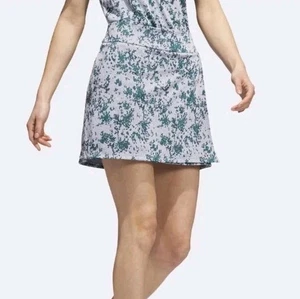 ADIDAS GOLF Donna JACQUARD Athletic SKORT Wonder Blu Verde Stampa Tg L NUOVO - Foto 1 di 13