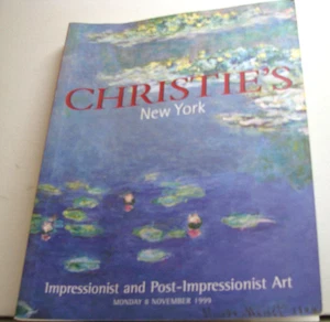 CHRISTIE'S NEW YORK: IMPRESSIONISTISCHE UND POSTIMPRESSIONISTISCHE KUNST -- 8. NOVEMBER 1999 - Bild 1 von 3