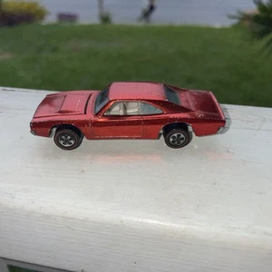 Hot Wheels Redline 1968 Custom Dodge Charger USA Metallic Red Mattel, Inc. - Picture 1 of 14