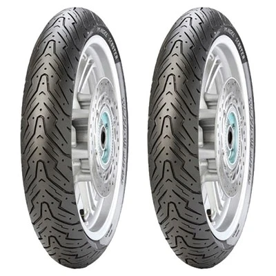 PAAR MOTORRADREIFEN PIRELLI 90/90-10 50J + 90/90-10 50J ANGEL SCOOTER - Bild 1 von 4