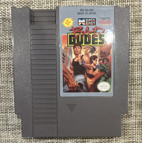 Data East Bad Dudes (NES) NTSC-U/C Game Cartridge and manual