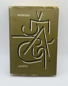 Nausea - Alvin Lustig DJ / Jean-Paul Sartre - New Directions Hardcover Book - Bild 1 von 4