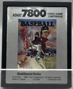 Real Sports Baseball (Atari 7800, 1988) Cartridge ONLY - Picture 1 of 2