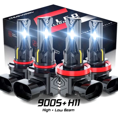 Para Mitsubishi RVR 2011-2019 - 4x 9005 H11 Bombillas LED haz alto-bajo 6000K Foto 1 de 4