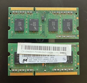 Micron 2GB 1RX8 PC3-10600S-9-11-B1 Laptop RAM (MT8JSF25664HZ-1G4D1) - Picture 1 of 1