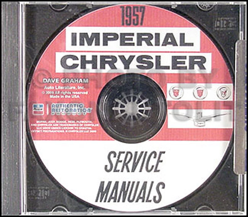 1957 Chrysler Negozio Manuale CD Imperial Windsor Nuovo Yorker Saratoga Repair - Immagine 1 di 1