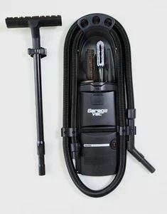 GarageVac GH120-E Black Wall Mounted Garage Vacuum with Accessory - Picture 1 of 5
