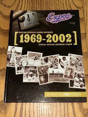 MONTREAL EXPOS 1969-2002 SOUVENIR ALBUM SPECIAL EDITION SIGNED BY FRANK ROBINSON - Image 1 of 4