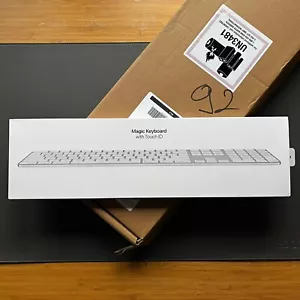 Apple Magic Keyboard With Touch ID & Numeric Keypad, Model A2520, Unused - Picture 1 of 12