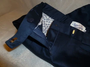 Baby Cross Trouser Dress Pants Special Day Blue Adjustable Waist Size 8 New - Picture 1 of 12