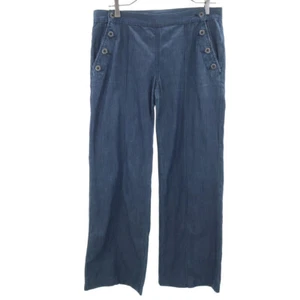MIUMIU Made in Italy Chambray Hose W27 Navy Damen - Bild 1 von 8