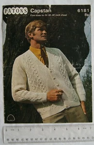Vintage: Patons 6181 Man appeal with the Aran look, capstan - Picture 1 of 1