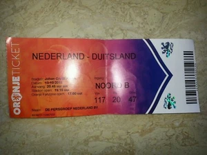 Sammler Used Ticket Länderspiel Niederlande vs Deutschland UEFA Nations League - Bild 1 von 1
