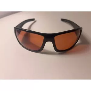 Maxx Major Riding Sunglasses Black with High Definition Amber Lens Sport Golf - Picture 1 of 4