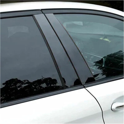 Глянцевая черная отделка стойки двери оконного чехла для Kia Sportage 2011-2016 годов выпуска - Изображение 1 из 4