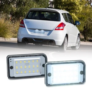 2PCs White LED License Number Plate Light Canbus For 2011-2017 Suzuki Swift - Picture 1 of 15