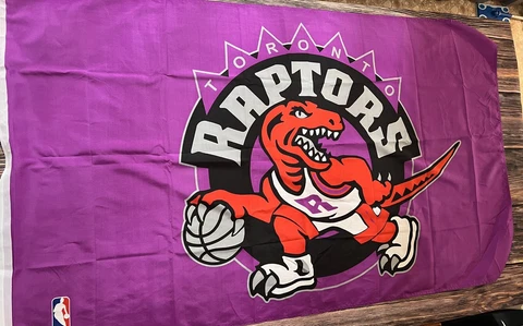 Toronto Raptors Flag Banner 3x5 Retro Design Premium Outdoor House Basketball Cover