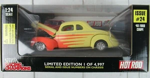 Revista Racing Champions Hot Rod edición #24 1940 Ford cupé escala 1:24 diecast - Imagen 1 de 5