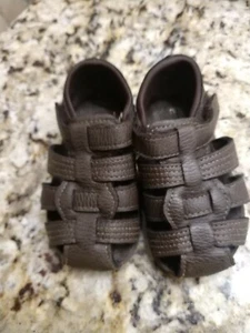 Garanimals Baby Boy Brown Sandals Size 4 - Picture 1 of 7
