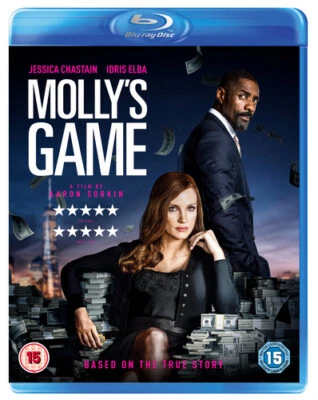 Molly's Game Blu-ray (2018) Jessica Chastain, Sorkin (DIR) cert 15 Amazing Value - Image 1 of 2
