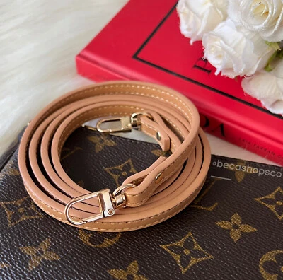 Bandolera natural Vachetta correa de cuero repuesto para Louis Vuitton Croisette Foto 1 de 4