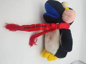 VINTAGE WSMV CHANNEL 4 NASHVILLE TN PELUCHE PINGUINO RARO LINGUA BLU ORIGINALE - Foto 1 di 5