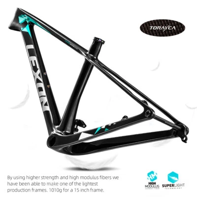 Carbon 29in XC MTB Mountain Bike Frame UDH 148mm Boost Full Inner Cable Routing - Image 1 of 4