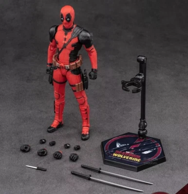 NEW ZD Toy 1:10 Scale Marvel Deadpool Action Figure 7" Gift - Image 1 of 4