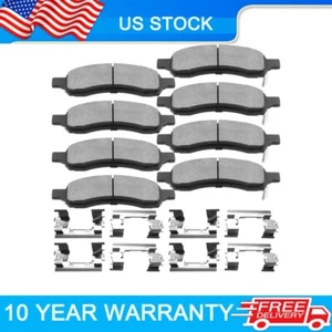For Buick Enclave Chevy Traverse Acadia Outlook Front Rear Ceramic Brake Pad E19 - Picture 1 of 8