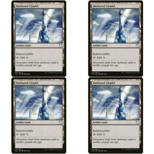 4 x DARKSTEEL CITADEL NM Commander 2018 mtg Land - Unc - Picture 1 of 1