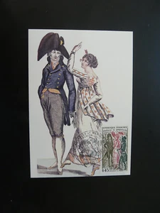 textile costume fashion during Napoleon Empire maximum card France 1972 - Picture 1 of 1