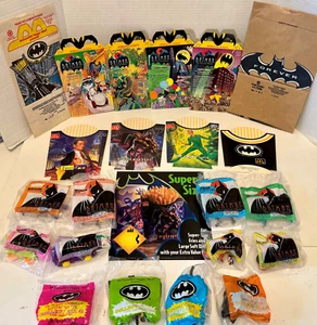 Wonderful set of 23 new Batman Happy Meal toys, boxes, bags and signs 1991-1995  - Picture 1 of 13