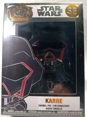 Funko POP! Star Wars Karre Enamel Pin w/ Removable Stand - SE - Disney - NEW - Image 1 of 2