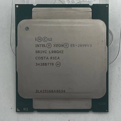 Intel Xeon E5-2609V3 1.90GHz Hexa-Core CPU Processor SR1YC LGA2011-3 Socket - Image 1 of 2