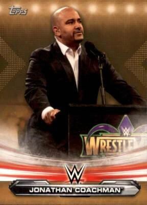 2019 Topps WWE Raw Wrestling Base Bronze #36 Jonathan Coachman - Image 1 of 2