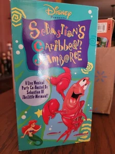 DISNEY'S SÉBASTIEN'S CARIBBEAN JAMBOREE VHS - Picture 1 of 2