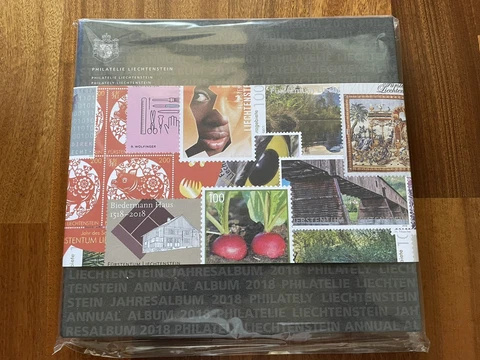 Liechtenstein 2018 Annual Album / Yearbook, MNH Cover