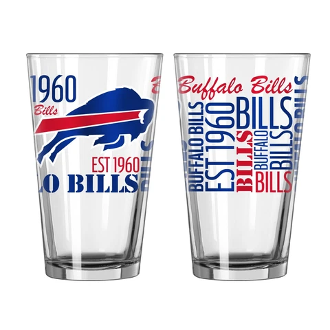 Buffalo Bills Boelter NFL Spirit 16oz Pint Glass(1) FREE SHIP!! Cover