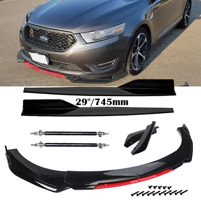 Front Rear Bumper Lip Spoiler Splitter Side Skirt For Ford Taurus SHO Body Kits — 第 1/4 张图片