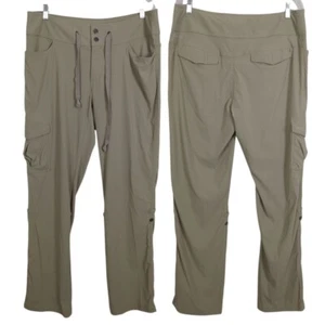 Pantalones deportivos Columbia convertibles de carga enrollables para mujer beige talla 14 - Imagen 1 de 23