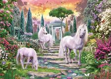 Jigsaw puzzle Fantasy Unicorn Magic Garden Glitter 500 piece NEW