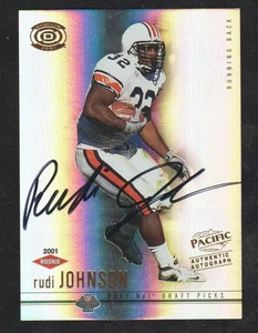RUDI JOHNSON Auburn 2001 Pacific Dynagon Rookie Autograph RC ON CARD AUTO /499 - Picture 1 of 2