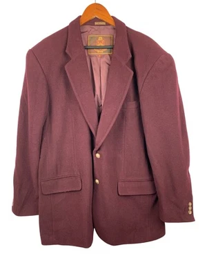 Mens Structure Collezioni Burgundy Blazer Jacket Size L - Image 1 of 4