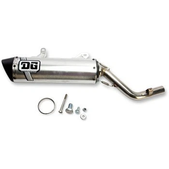Silenciador de escape DG Performance V2 Slip-On para Honda XR 250L 1991-1996 Foto 1 de 1